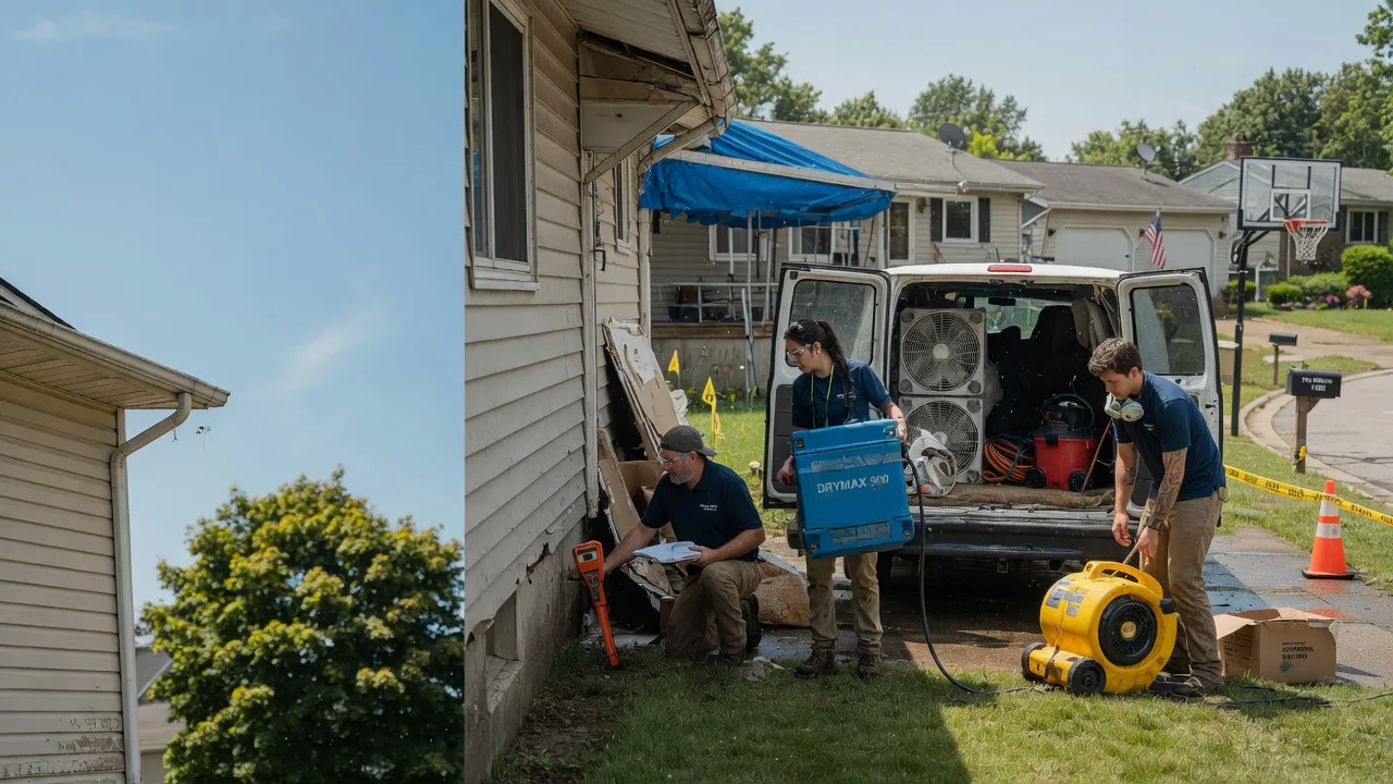 Ceiling Leak Cleanup in Saint Francis, WI near me