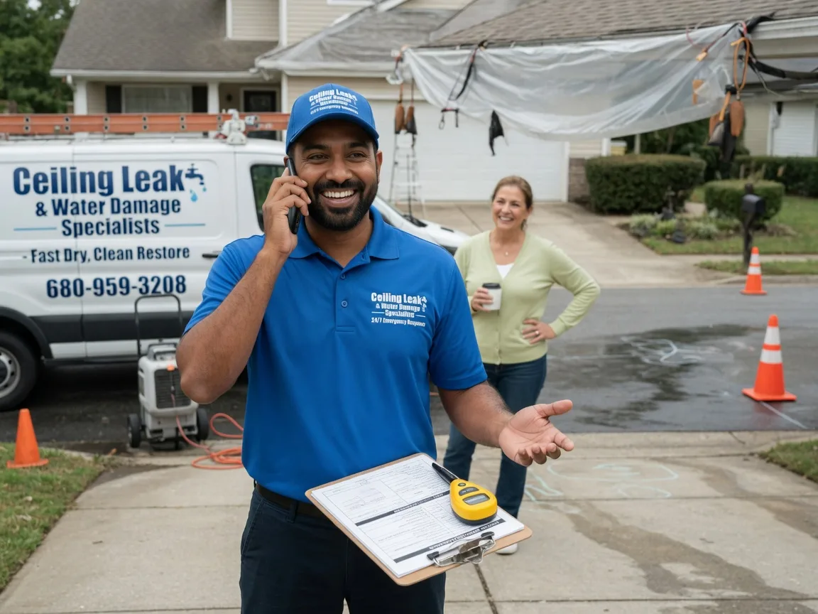 Ceiling Leak Cleanup Saint Francis, WI FAQs